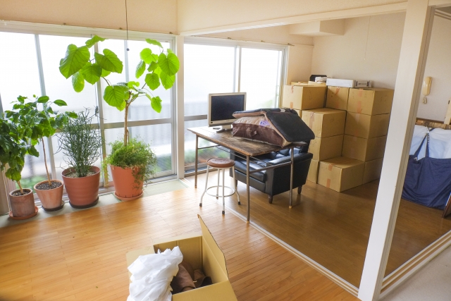 荷物と仮住まいすることができます