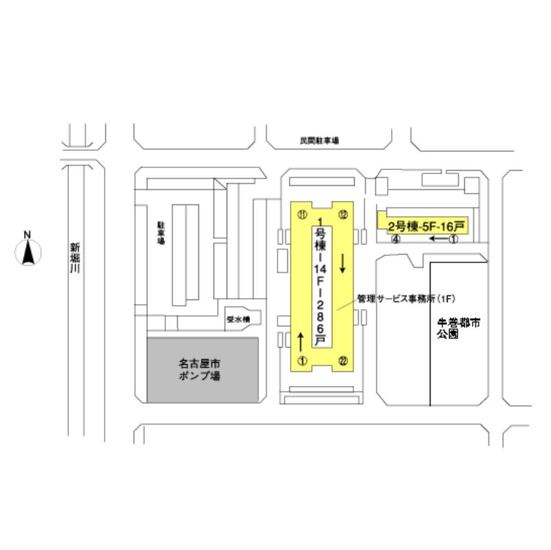 牛巻団地