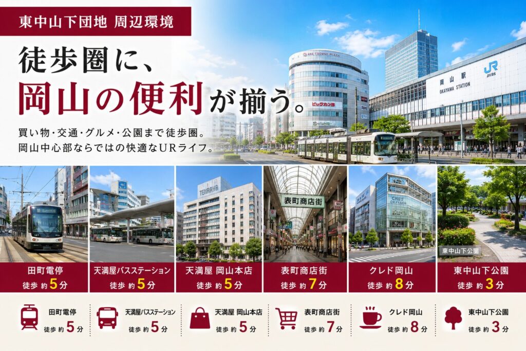 東中山下団地周辺環境